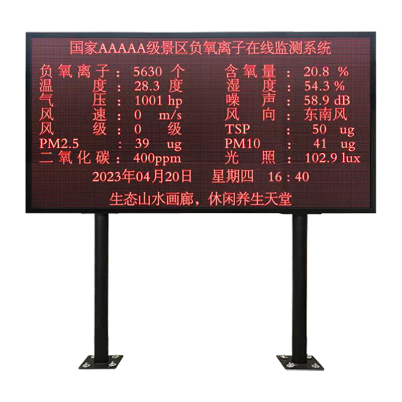 景区环境监测站-公园负氧离子监测系统